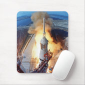 NASA Apollo 11 Maanlanding Raketlancering Muismat (Met muis)