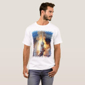 NASA Apollo 11 Maanlanding Raketlancering T-shirt (Voorkant volledig)