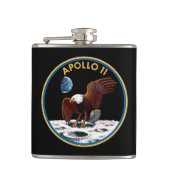 NASA Apollo 11 Moon Landing Lunar Patch Insignia Heupfles (Voorkant)