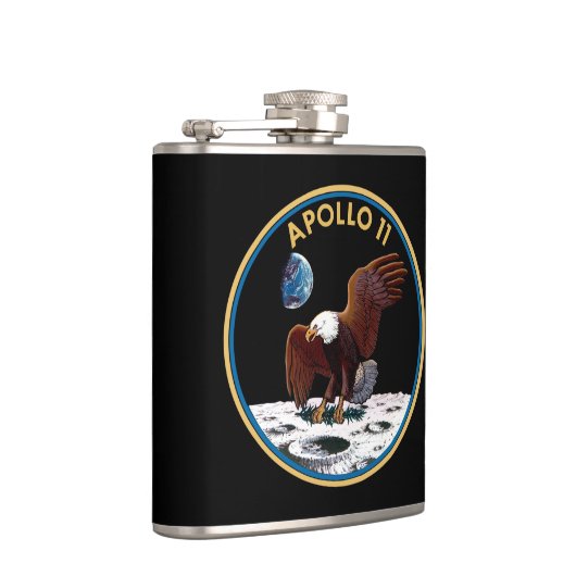 NASA Apollo 11 Moon Landing Lunar Patch Insignia Heupfles (Rechts)