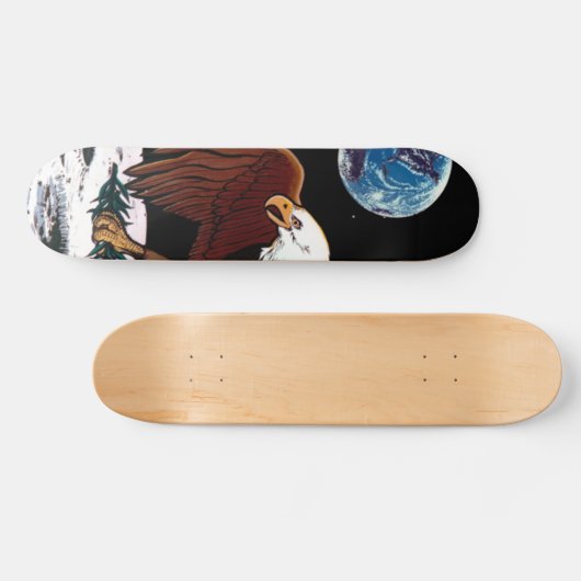 NASA Apollo 11 Moon Landing Lunar Patch Insignia Persoonlijk Skateboard (Horizontaal)