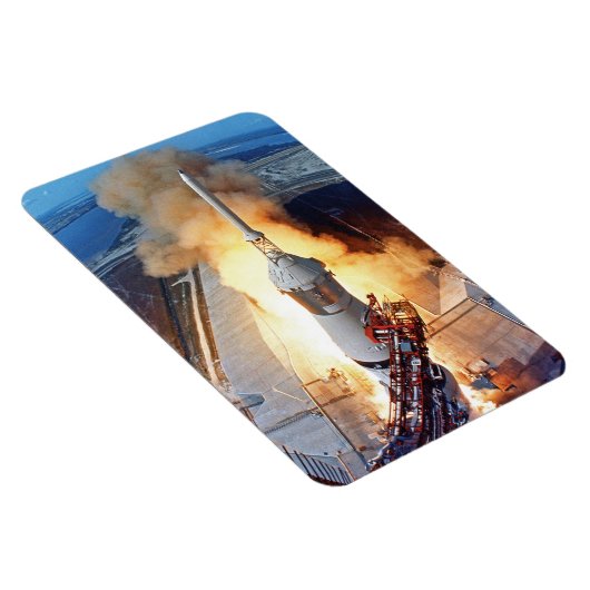 NASA Apollo 11 Moon Landing Rocket Launch Magneet (Rechterzijde)