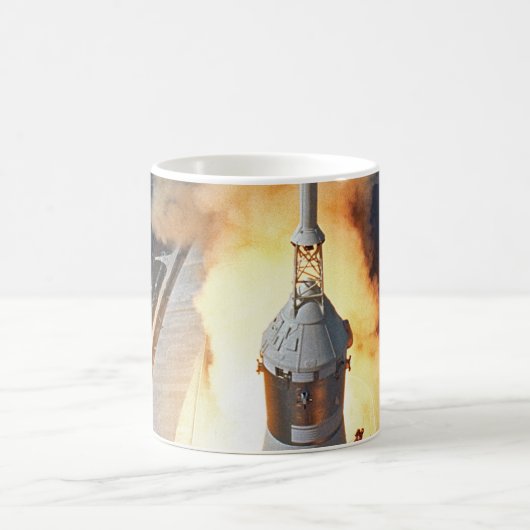 NASA Apollo 11 Moon Landing Rocket Launch Mok (Center)