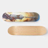 NASA Apollo 11 Moon Landing Rocket Launch Persoonlijk Skateboard (Horizontaal)