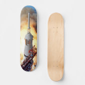 NASA Apollo 11 Moon Landing Rocket Launch Persoonlijk Skateboard (Voorkant)