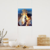 NASA Apollo 11 Moon Landing Rocket Launch Poster (Keuken)