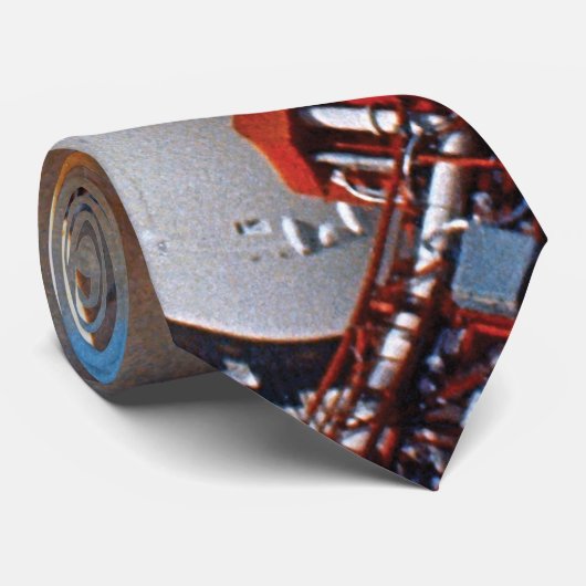 NASA Apollo 11 Moon Landing Rocket Launch Stropdas (Opgerold)