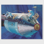 NASA Apollo 15 Command Service Module Kunstwerk Cadeaupapier (Vlak)