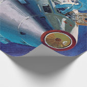 NASA Apollo 15 Command Service Module Kunstwerk Cadeaupapier (Hoek)