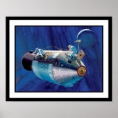 NASA Apollo 15 Command Service Module Kunstwerk Poster (Voorkant)