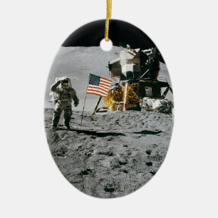 Nasa Apollo 15 Lunar Module Moon Landing 1971 Keramisch Ornament