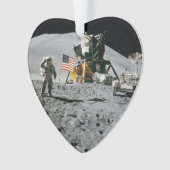 Nasa Apollo 15 Lunar Module Moon Landing 1971 Ornament (voorkant)