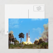 NASA Apollo 16 Saturn V-raketlancering Briefkaart (Voorkant / Achterkant)