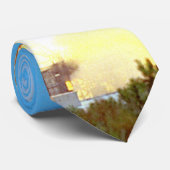 NASA Apollo 16 Saturn V-raketlancering Stropdas (Opgerold)