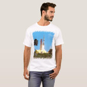NASA Apollo 16 Saturn V-raketlancering T-shirt (Voorkant volledig)