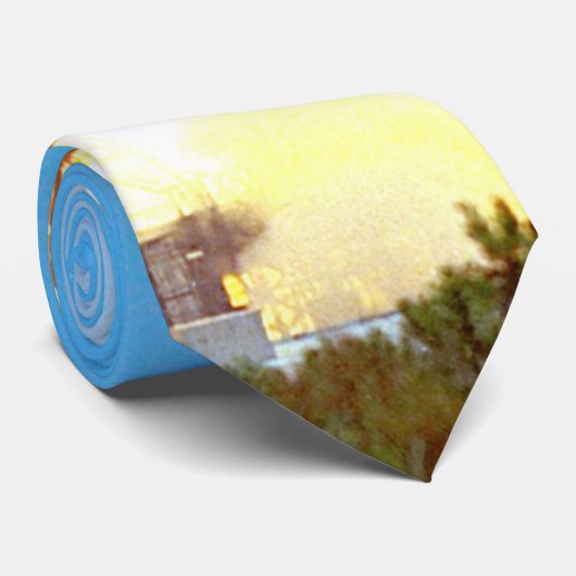 NASA Apollo 16 Saturn V Rocket Launch Stropdas (Opgerold)