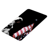 NASA Apollo 17 Astronaut Flag Earth Moon Foto Magneet (Linkerzijde)