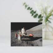 NASA Apollo 17 Lunar Roving Vehicle, 1972 Briefkaart (Staand voorkant)