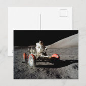NASA Apollo 17 Lunar Roving Vehicle, 1972 Briefkaart (Voorkant / Achterkant)