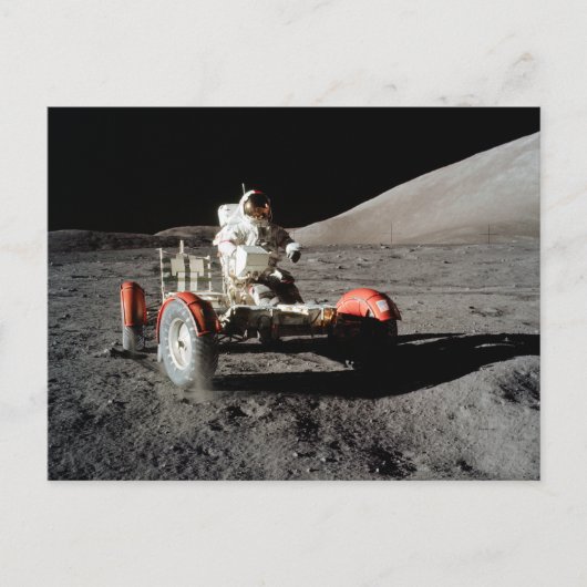 NASA Apollo 17 Lunar Roving Vehicle, 1972 Briefkaart (Voorkant)