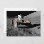 NASA Apollo 17 Lunar Roving Vehicle Briefkaart (Voorkant / Achterkant)