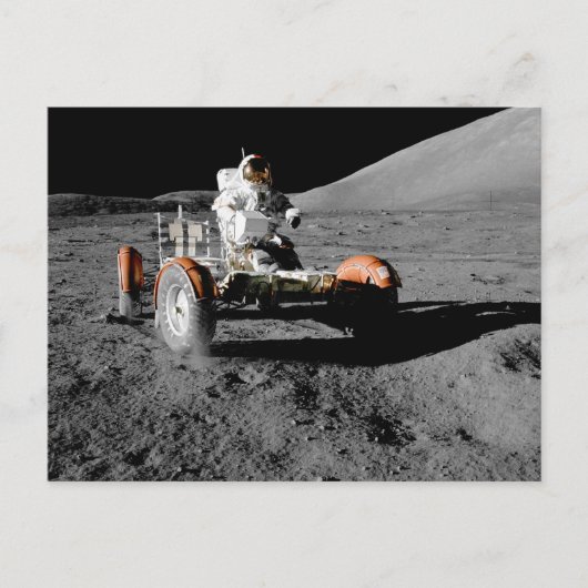 NASA Apollo 17 Lunar Roving Vehicle Briefkaart (Voorkant)