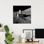 NASA Apollo 17 Lunar Roving Vehicle Poster (Thuiskantoor)