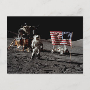 NASA Apollo 17-maanlandingsmissie, 1972 Briefkaart