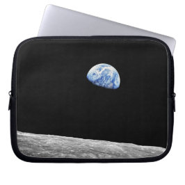NASA Apollo 8 Earthrise Maan Maanolbaafoto Laptop Sleeve