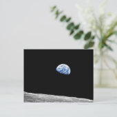 NASA Apollo 8 Earthrise Moon Lunar Orbit Foto Briefkaart (Staand voorkant)