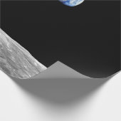 NASA Apollo 8 Earthrise Moon Lunar Orbit Foto Cadeaupapier (Hoek)