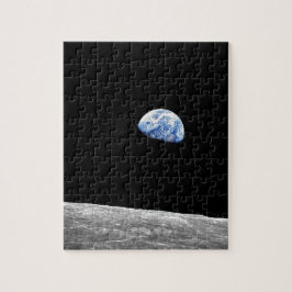 NASA Apollo 8 Earthrise Moon Lunar Orbit Foto Legpuzzel