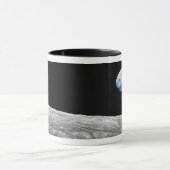 NASA Apollo 8 Earthrise Moon Lunar Orbit Foto Mok (Midden)