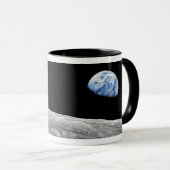 NASA Apollo 8 Earthrise Moon Lunar Orbit Foto Mok (Voorkant rechts)