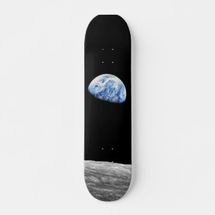 NASA Apollo 8 Earthrise Moon Lunar Orbit Foto Persoonlijk Skateboard