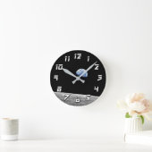 NASA Apollo 8 Earthrise Moon Lunar Orbit Foto Ronde Klok (Huis)