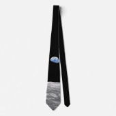 NASA Apollo 8 Earthrise Moon Lunar Orbit Foto Stropdas (Voorkant)