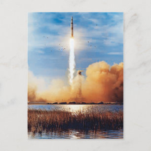 NASA Apollo 8-raketlancering Kennedy Space Center Briefkaart