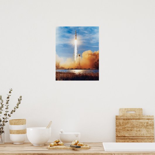 NASA Apollo 8 Rocket Launch Kennedy Space Center Poster (Keuken)