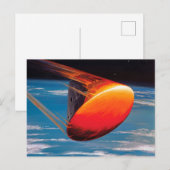 NASA Apollo Command Module Ruimtecapsule Kunstwerk Briefkaart (Voorkant / Achterkant)