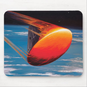 NASA Apollo Command Module Ruimtecapsule Kunstwerk Muismat
