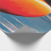 NASA Apollo Command Module Space Capsule Artwork Cadeaupapier (Hoek)