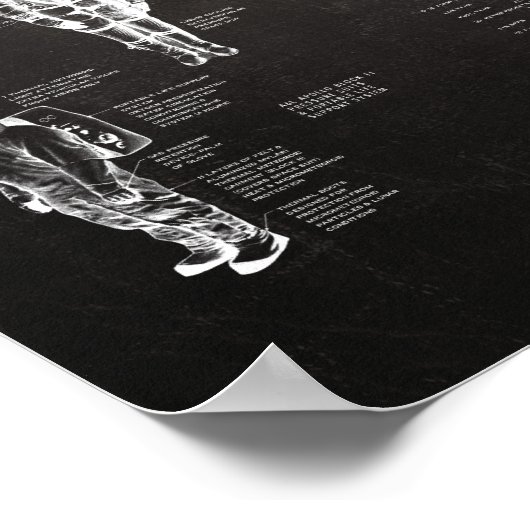 NASA Apollo Saturn V Spacecraft Command Module Poster (Hoek)