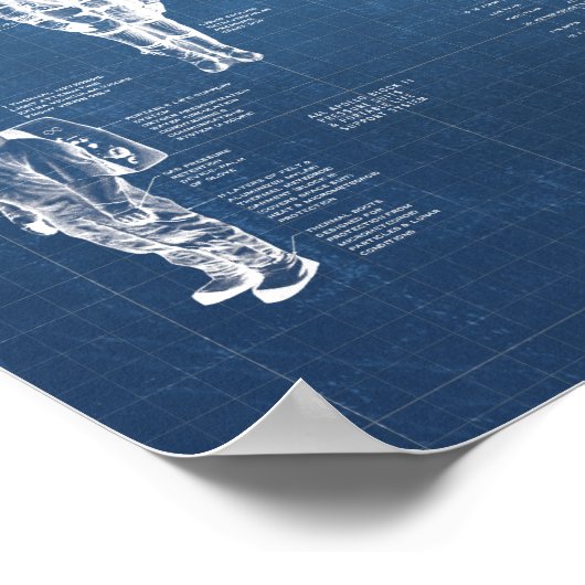 NASA Apollo Saturn V Spacecraft Command Module Poster (Hoek)