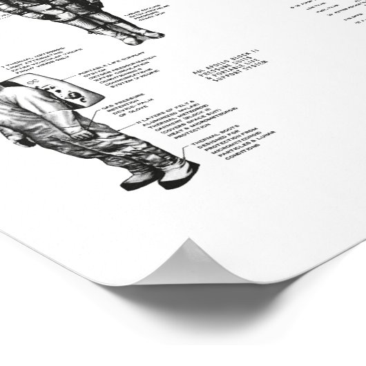 NASA Apollo Saturn V Spacecraft Command Module Poster (Hoek)