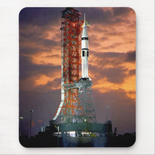 NASA Apollo Soyuz-draagraket zonsopgang lanceerpla Muismat