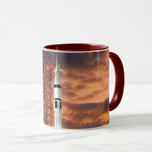 NASA Apollo Soyuz-lanceervoertuig Sunrise lanceerp Mok