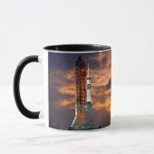 NASA Apollo Soyuz-lanceervoertuig zonsopgang lance Mok (Links)