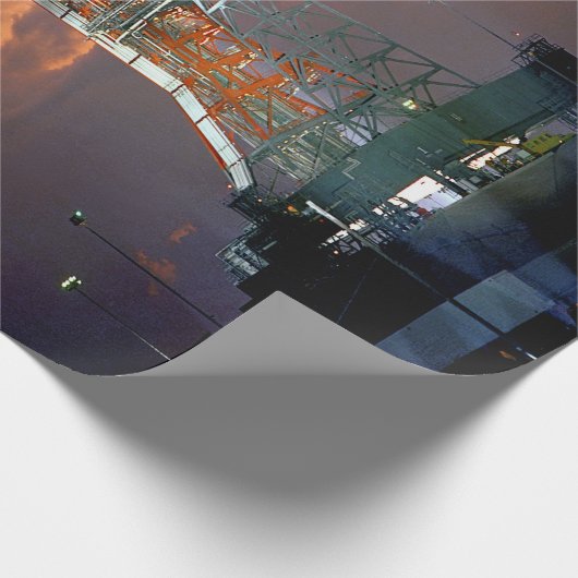 NASA Apollo Soyuz Start Sunrise Launchpad Cadeaupapier (Hoek)