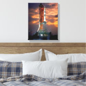 NASA Apollo Soyuz Start Sunrise Launchpad Canvas Afdruk (Insitu (Slaapkamer))